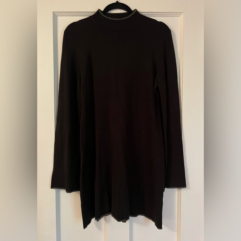 Topshop Black Knit Sweater Dress